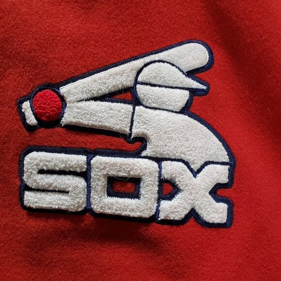 Vintage Chicago White Sox Majestic Cooperstown Collection MLB Bomber Jacket - Picture 6 of 6